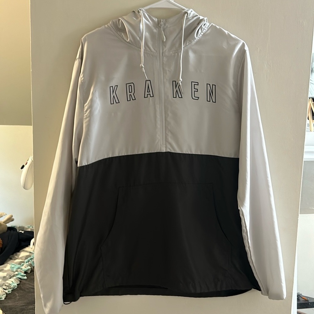 NHL Seattle Kraken Medium Lightweight Rain Jacket/Windbreaker